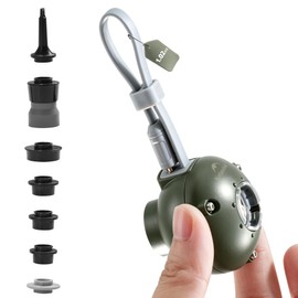Naturehike Air Pump for Inflatables, 1.02oz Ultralight Portable Mini Air Mattress Pump, 3.5KPa High Pressure, Rechargeable Quick Inflator & Deflator for Camping Pool Floats Vacuum Storage Bag
