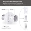 DEWENWILS Remote Control Light Socket, 1 Wall Mounted Switch and