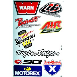 Dirt Bike Motorcycles Supercross Motocross ATV Lot 6 vinyl decals stickers D6015
