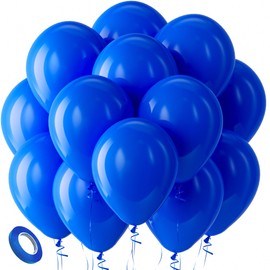 Royal Blue Balloons Kelfara Party Balloons 100 Pcs 12 Inch Royal Blue Latex Balloons for Birthday Weddings Anniversary Graduation Blue Theme Party Decorations