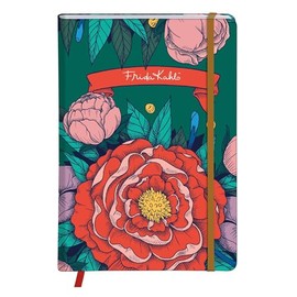 Clairefontaine Frida Kahlo 116217C Hardback Notebook A5 14.8 x 21 cm 160 Pages Lined Bookmark Elastic Closure Ass.