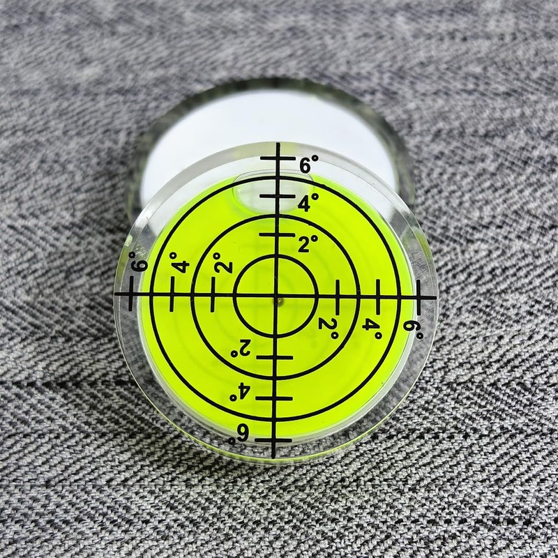 YMGBHNKJLS 3Pcs Small Circular Bubble Levels 32x7mm Round Spirit Level