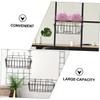 Ciieeo Bathroom Hanging Wire Basket Organizer for Wall Shelf for