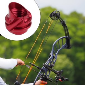 SG Store 2pcs 45° Composite Aluminum Alloy Pulley Shooting Aiming Peephole Aiming Bow Target Tool Accessories for Bow and Arrow Shooting, Red