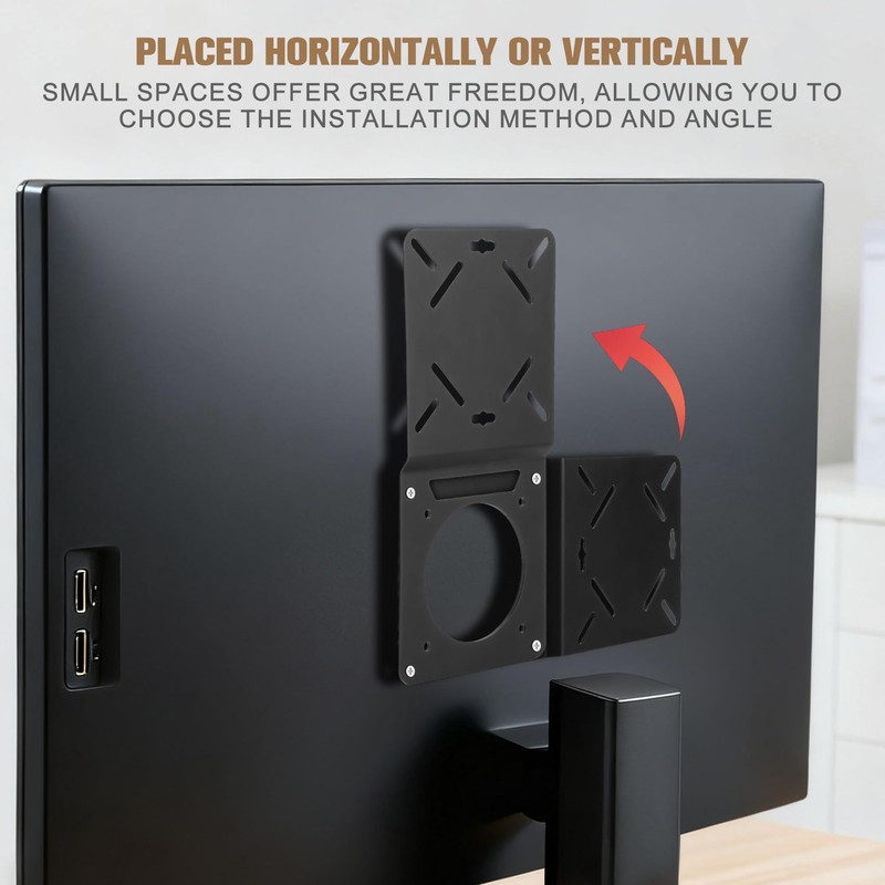 VESA Mount Adapter Plate for Intel NUC & Mac mini