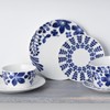 Noritake Sandefjord 4-Piece Place Dinnerware Setting in Blue/White