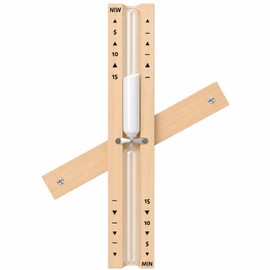 Sauna Sand Timer 15 Minute Wooden Rotating Heat Resistant Accurate Clock