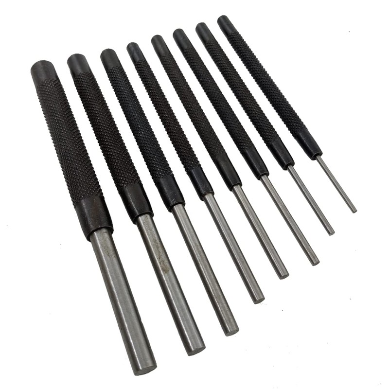 8pc Pin Punch Set Parallel Punch Drift Set 8" 200mm