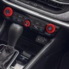 7-Piece Premium Aluminum Alloy Interior Knob Cover Trim Set for