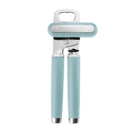 KitchenAid Classic Multifunction Can Opener and Bottle Opener Easy to Use, Razor Sharp Stainless Steel Cutting Wheel, Soft Ergonomic Handles, Mineral Water