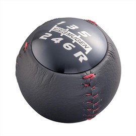 Mugen Civic 54102-XMEB-K0S0-BK Leather Shift Knob Leather Shift Knob (Fits FK2-) Black