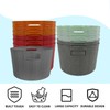 MiraFure 12-Pack Plastic Storage Baskets, Stackable & Nestable Organizer Bins