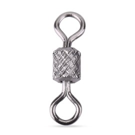 VGEBY 100 Unids Rolling Barrel Giratorio de Alta Resistencia de Pesca Conectores de Gancho rápido Tackle Accesorios(4#) Otras Herramientas Y Accesorios De Pesca Destorcedores De Pesca