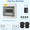 XINYIELE Outdoor Circuit Breaker Box,Power Distribution Box,Circuit Breaker Panels,Sub Panel