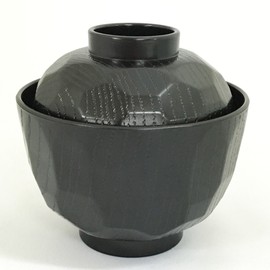 Yuisai no Kura New Tortoise Shell Small Suction Bowl, Black, Nu 692-016