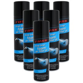 Tusk First Line Foam Air Filter Oil 13 oz (6 Pack) – High-Performance Oil for Dirt Bike, ATV, UTV & Powersports Foam Filters – Sticky, Water-Resistant Dirt & Dust Trap
