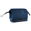 TopTie Double Layers Travel Bag for Toiletries, Unisex Wide-Open Makeup
