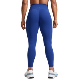 CRZ YOGA Secretsculpt Womens Butterlift Scrunch Butt Workout Leggings 25" - No Front Seam High Waisted Yoga Pants Booty Waves Blue Small