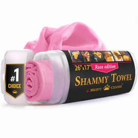 Premium Shammy Cloth for Car Drying - (26”x17”) - Super Absorbent Reusable Chamois Towel for Car - Scratch-Free Shammy Towel for Car - Car Drying Towel