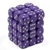 DND Dice Set-Chessex D&D Dice-12mm Opaque Purple and White Plastic