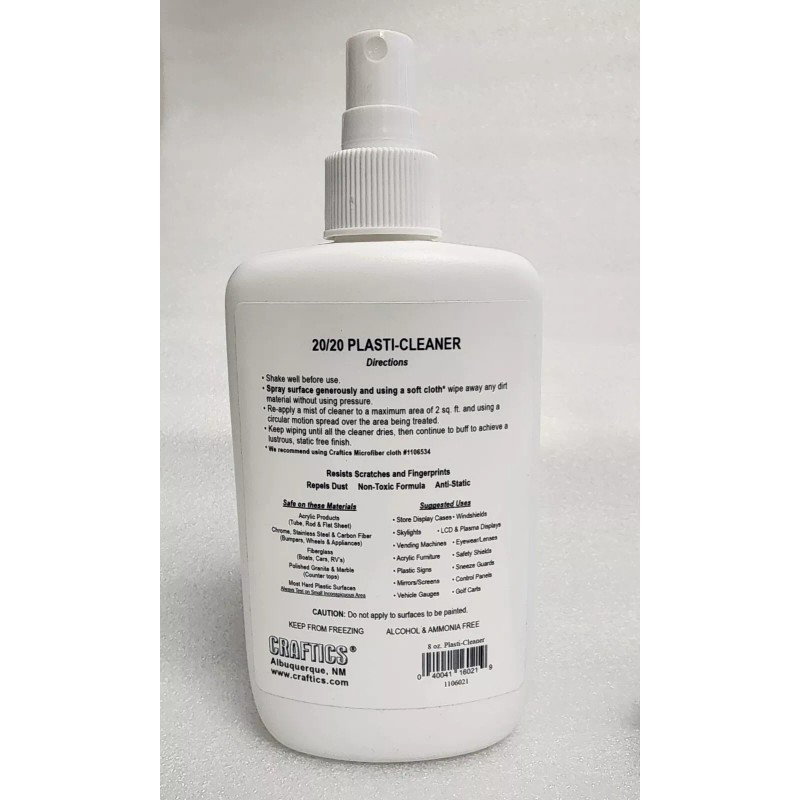 Craftics Plastic Cleaner and Plastic Polish Kit