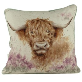 Wrendale Designs - 'Highland Heathers' Cushion