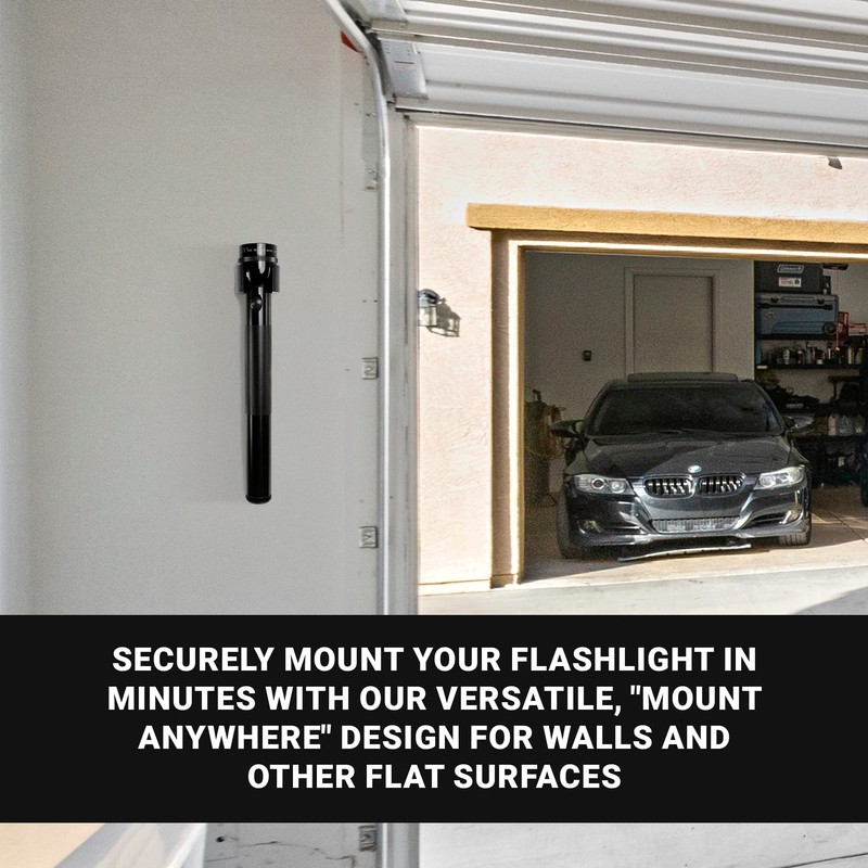 Spartan Mounts Heavy-Duty Flashlight Mount Compatible with MagLite D-Size |