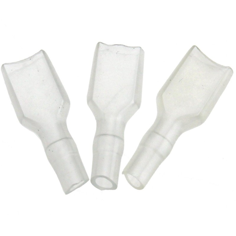 200 x crimp connectors 6.3 mm blade receptacles spade cable