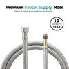 32-Inch Bathroom Kitchen Faucet Connector Braided Stainless Steel Supply Hose