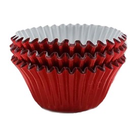 Regency Wraps RW122FRM Foil Baking Cup Mini, Red