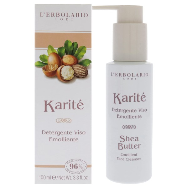 L'Erbolario Karité Facial Cleansing Cream for Smooth Skin 100 ml