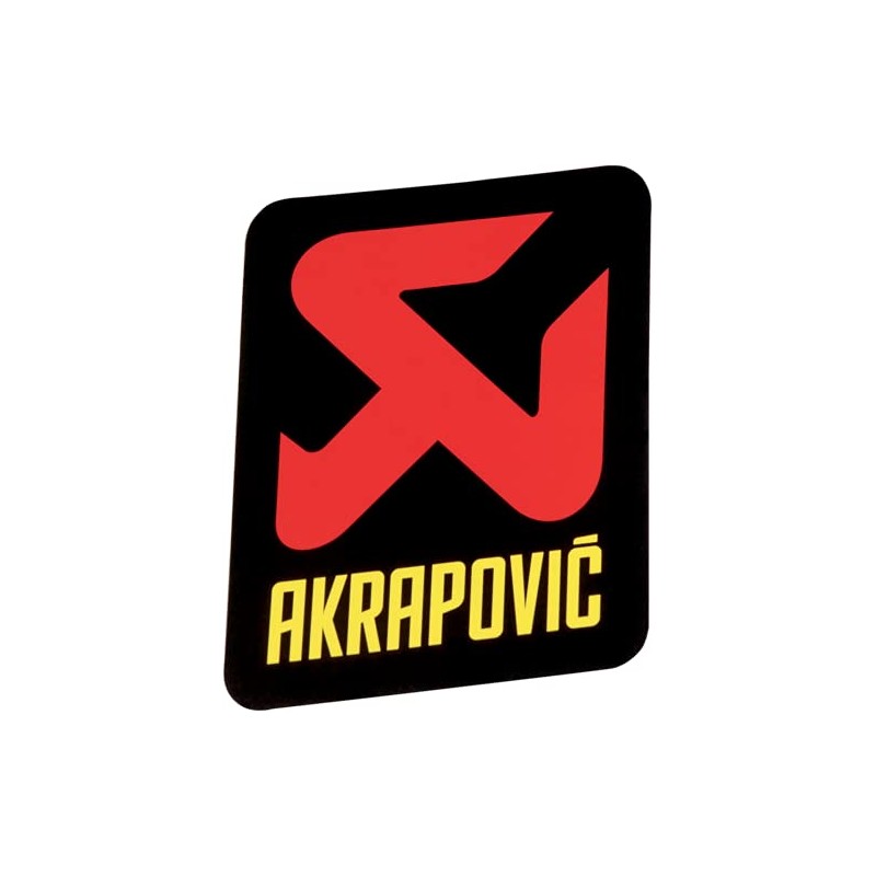 Akrapovic P-HST12AL General Replacement High-Temp Exhaust Sticker - 100mm L