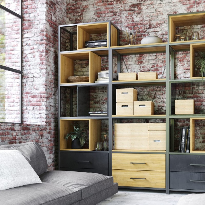 KD Essentials Bamboo storage-box lid (certified sustainable wood, natural)