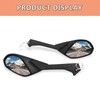 Worldmotop Offroad Rear View Side Mirror Adjustable Motorcycle Side Rearview