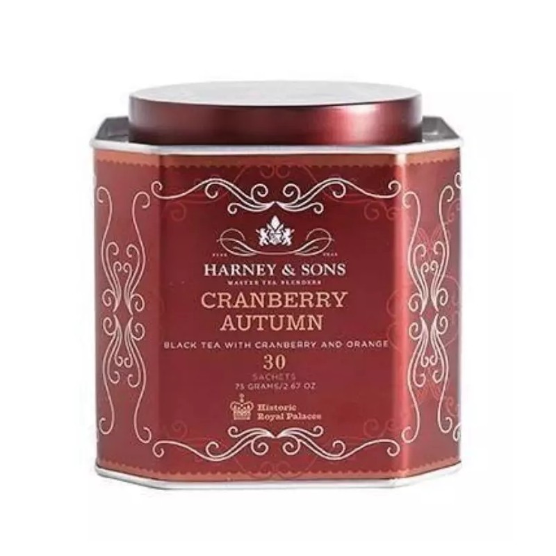 Harney & Sons HRP CRANBERRY AUTUMN Black Tea 30 ct