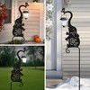 Hokfirm Metal Elephant with Solar Lantern Garden Stake,Garden Lights Solar