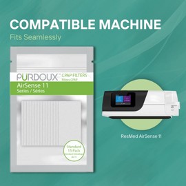 PURDOUX CPAP Filters for ResMed AirSense 11 Devices (Standard 15 Pack) - CPAP Accessories, CPAP Supplies, CPAP Replacement Parts for CPAP Machine