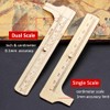 TopHomer 2 Pcs Brass Vernier Caliper Sliding Gauge Mini Vernier