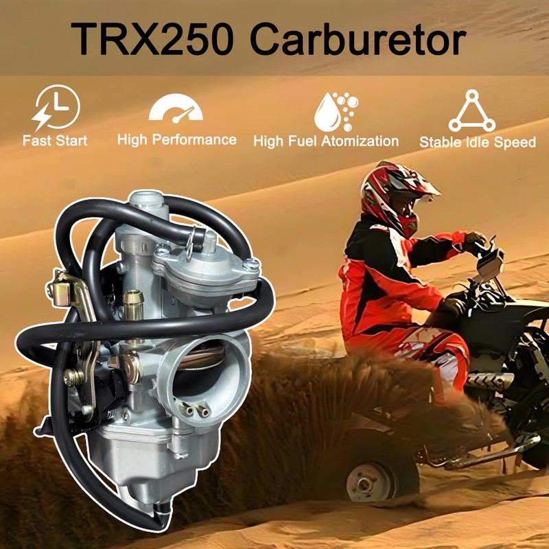 Recon 250 ATV Carburetor Replacement Kit Fits Honda TRX250 1997-2001
