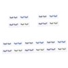 Beavorty 5sets False Glitter Eyelashes Makeup Fake Lashes for Cosplay