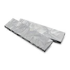 WOODRIVER Acrylic Knife Scale - 3/8" x 1-1/2" x 6" - Black & White