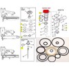 O-Ring Rebuild Kit for Paslode 3250 F16 Finish Nailer With