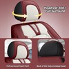 QUYDDC Car Seat Covers for 2 Seats - Nappa Leather
