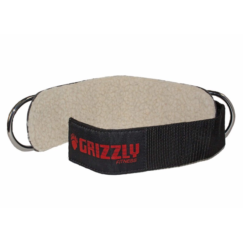 Grizzly Fitness 8600-04 3-Inch Leather Ankle Strap