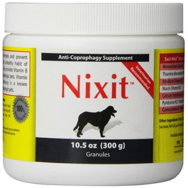 Nixit Stool-Eating Preventative for Dogs - Vitamin B Supplement - Chicken Liver and Natural Fish Flavored Powder - 10.5 oz