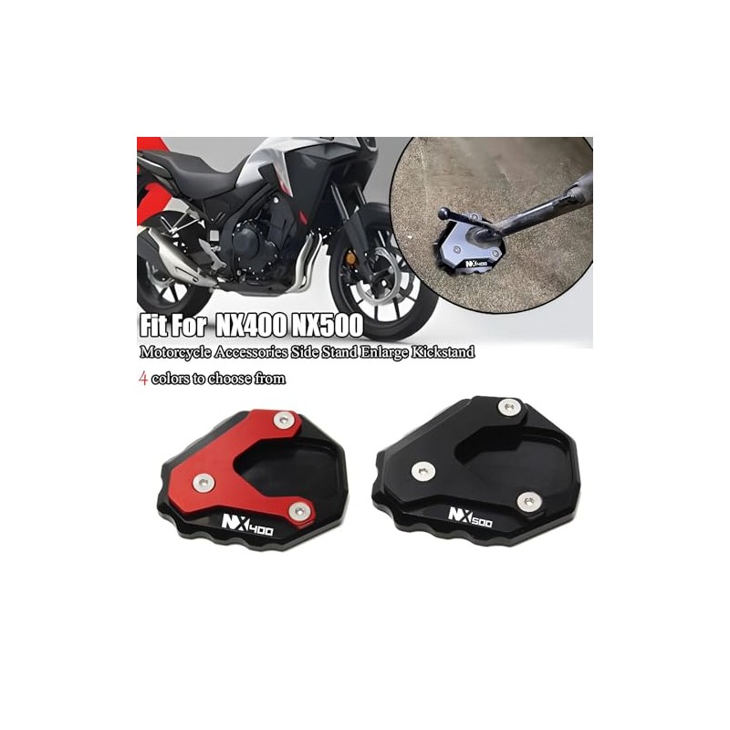 CNC Machined Side Stand Extension Plate For Honda NX500, NX
