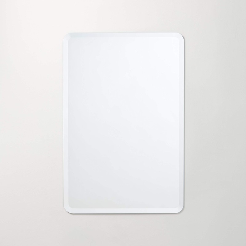 Better Bevel 24" x 36" Frameless Rounded Corner Rectangle Mirror