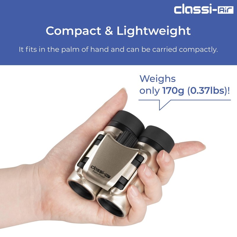 Kenko Classi-Air 021422 Binoculars 10x21 DH Roof Prism Lightweight Foldable