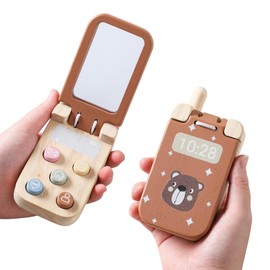 Mamimami Home Wooden Phone Toy Pretend Play for Kids