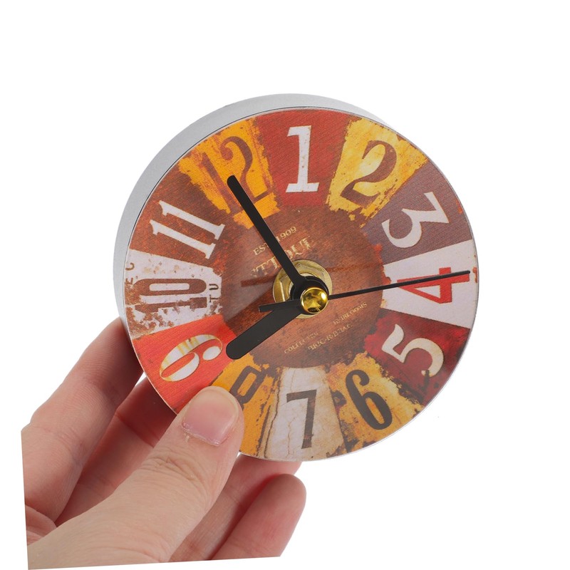 SHOWERORO Retro Fridge Magnets Creative Clock Stickers Vintage Wall Clock